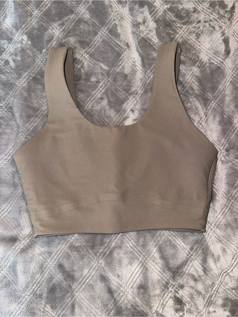 all in motion Smooth Tank Bralette in Taupe